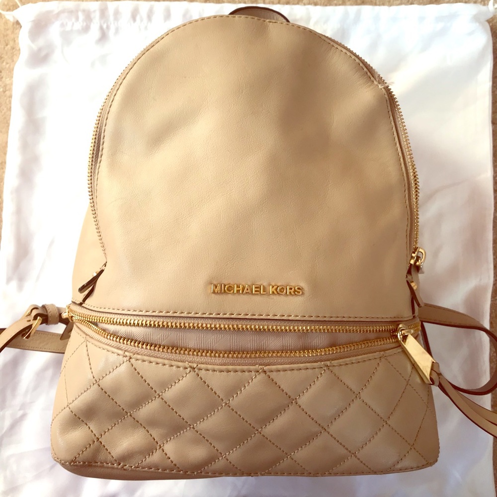 Michael Kors leather backpack